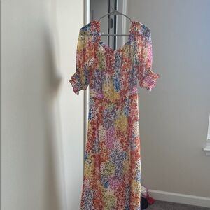 Nine West Floral Multicolor Women's Dress